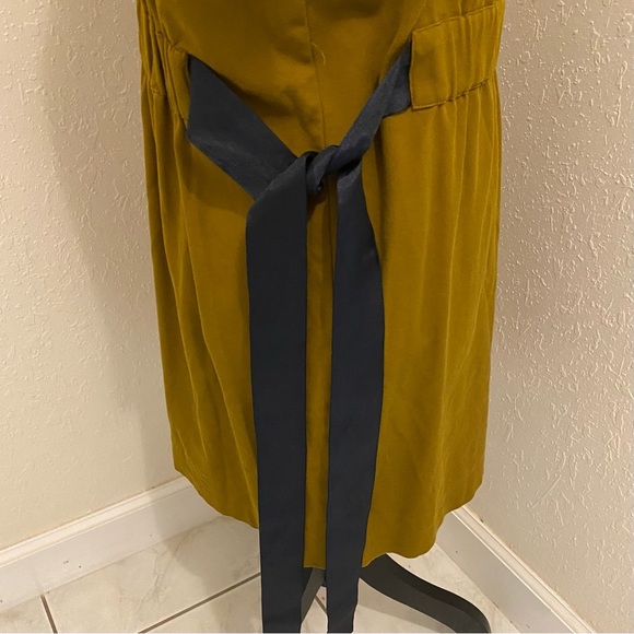 ZARA TRAFALUC COLLECTION Mustard Mini dress size M - Picture 4 of 8